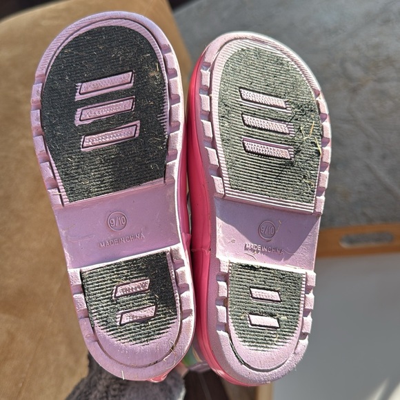 Wonder Nation Unicorn Girl's Rubber Rain Boots - Size 9/10 - Picture 7 of 8